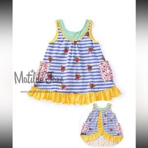 Matilda Jane The Adventure Begins Red Light Green Light Tunic Size 2